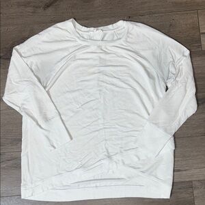 Workshop Republic White Long Sleeve Sweater